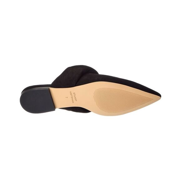 Stuart Weitzman Solange Suede Mule, Black - Picture 4 of 5